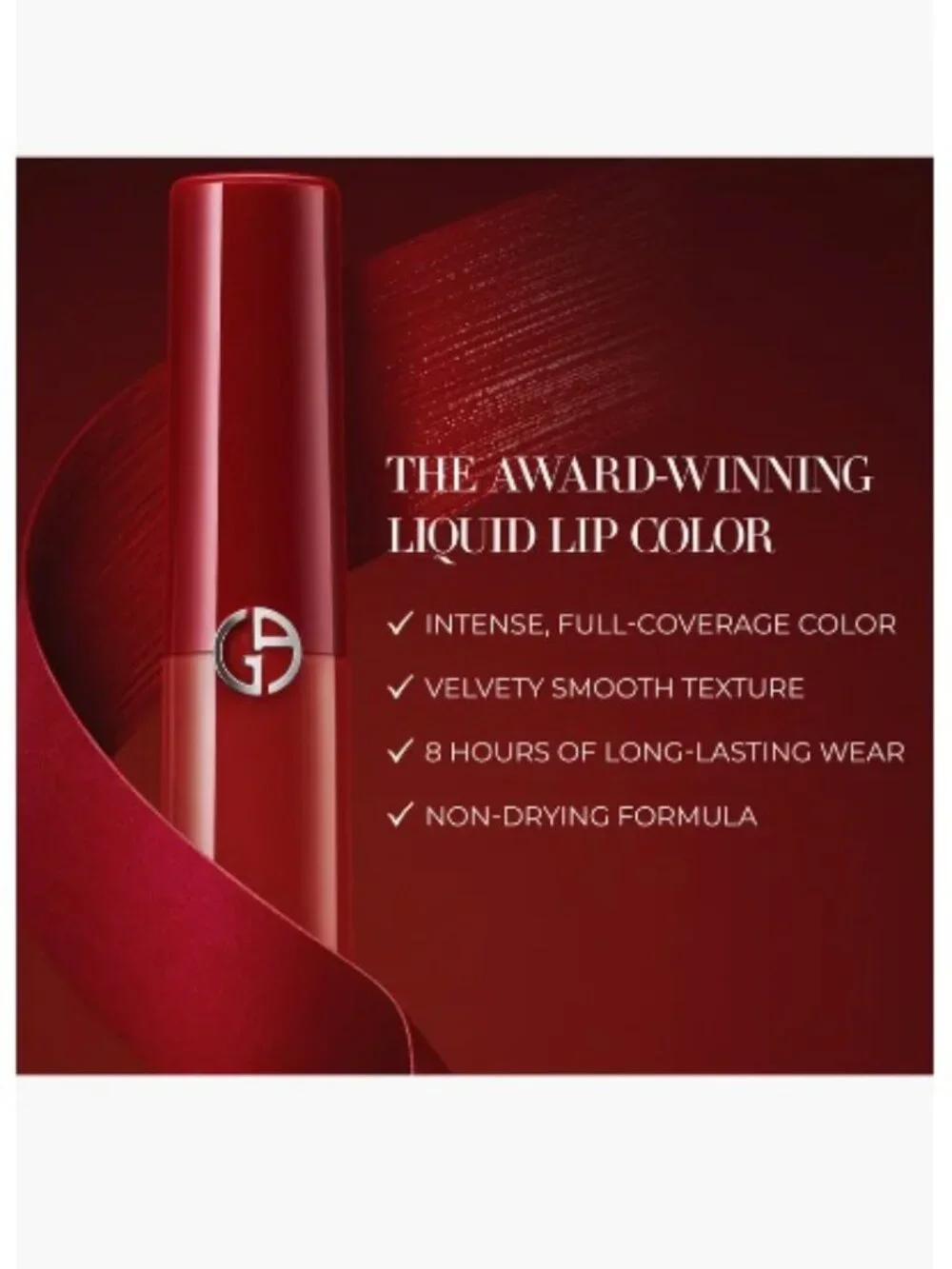 Giorgio Armani Beauty Gift Set-Lip Maestro Intense Velvet Color400,2pc-BOXED-NEW